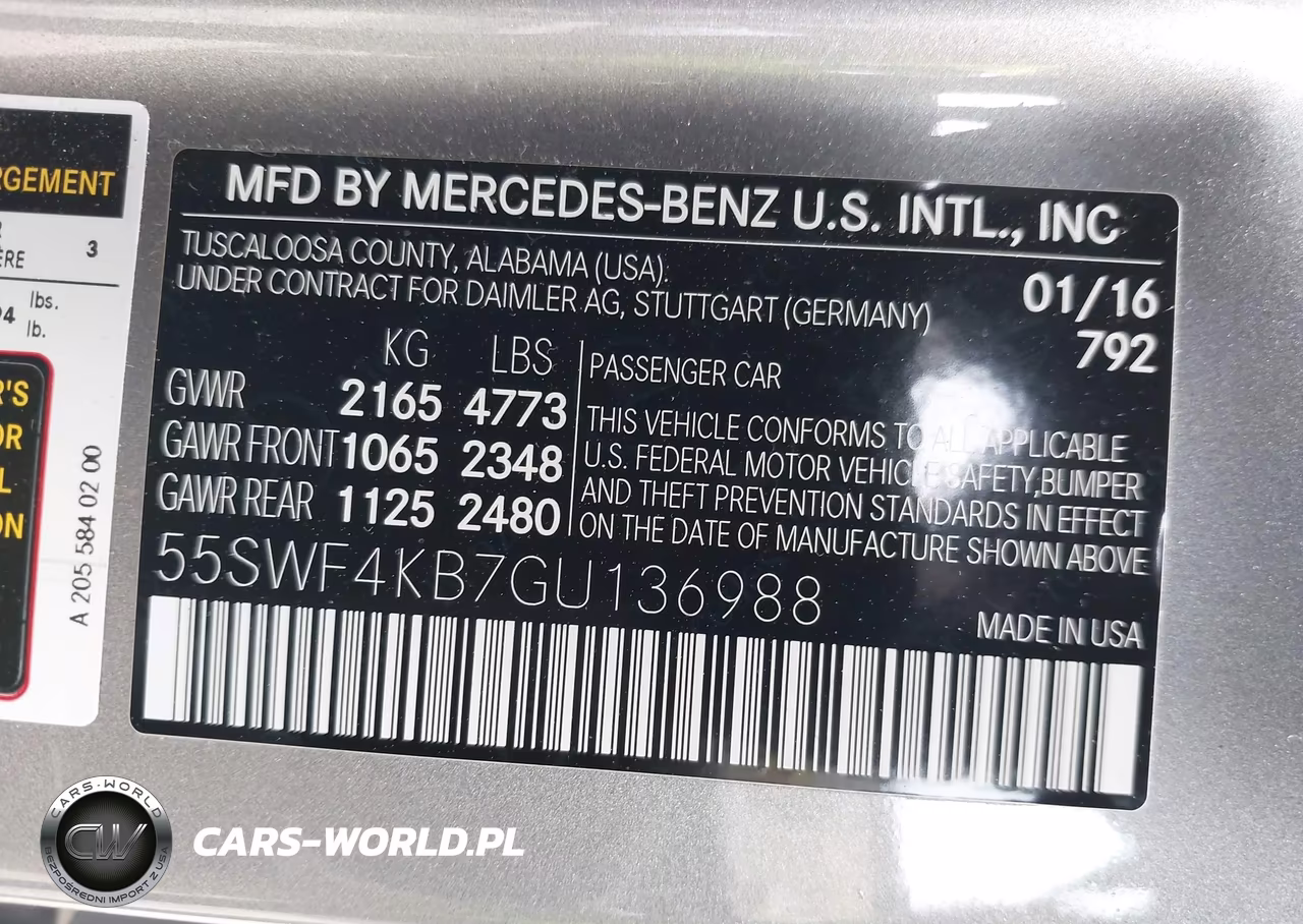 2016 Mercedes-Benz C 300 4Matic VIN:55SWF4KB7GU136988 - 9