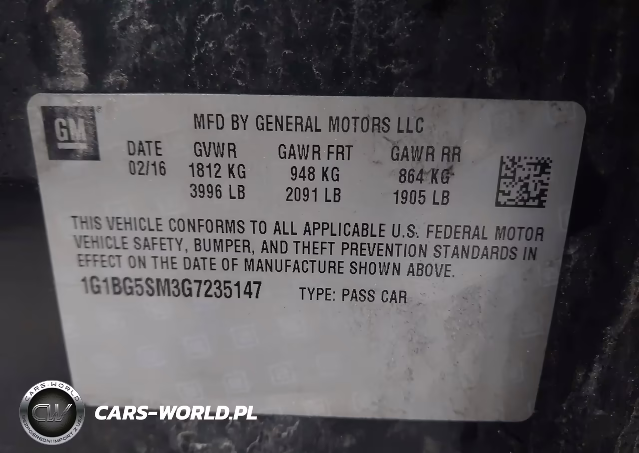 2016 Chevrolet Cruze Premier Auto VIN:1G1BG5SM3G7235147 - 9
