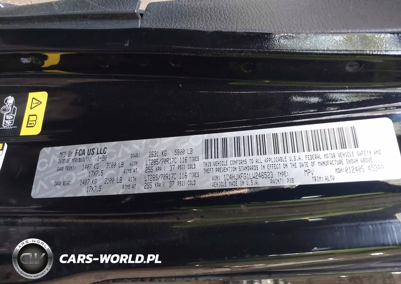 2020 Jeep Wrangler Unlimited Rubicon 4X4 VIN:1C4HJXFG1LW246523 - 9