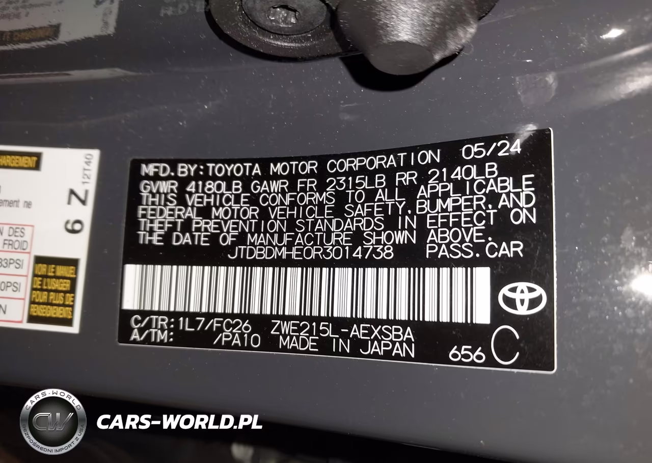 2024 Toyota Corolla Hybrid Se VIN:JTDBDMHE0R3014738 - 9