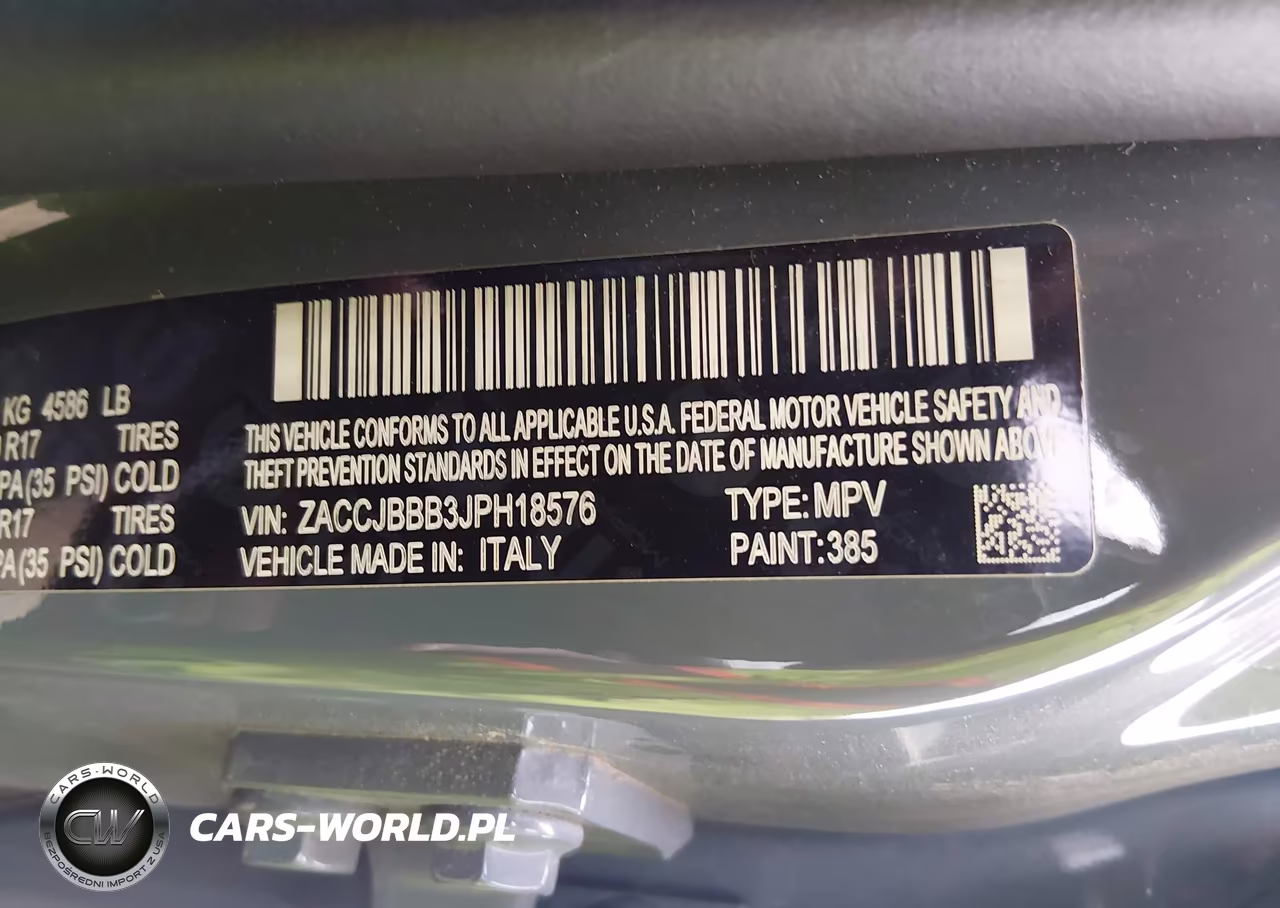 2018 Jeep Renegade Latitude 4X4 VIN:ZACCJBBB3JPH18576 - 9