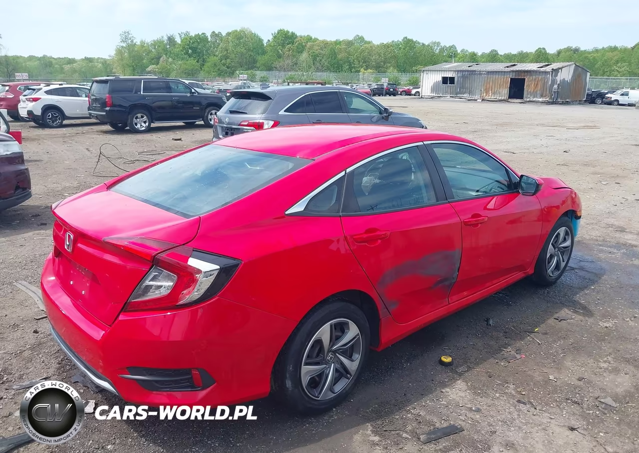 2021 Honda Civic Lx VIN:2HGFC2F60MH545577 - 4