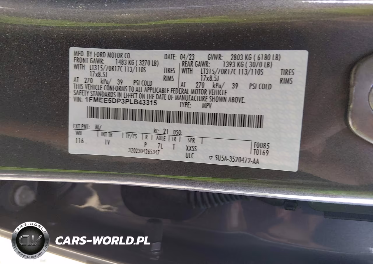 2023 Ford Bronco Badlands VIN:1FMEE5DP3PLB43315 - 9