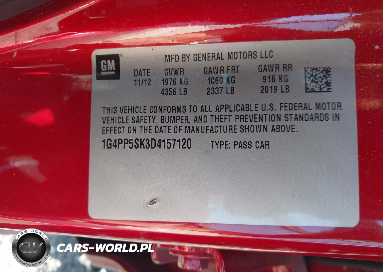 2013 Buick Verano VIN:1G4PP5SK3D4157120 - 9