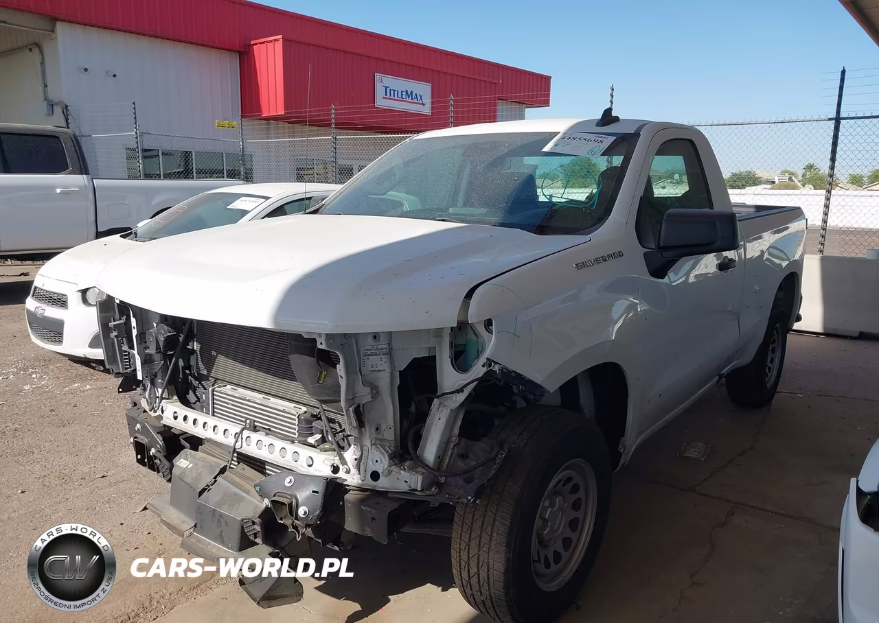 2023 Chevrolet Silverado 1500 2Wd Standard Bed Wt VIN:3GCNAAEK2PG342669 - 2