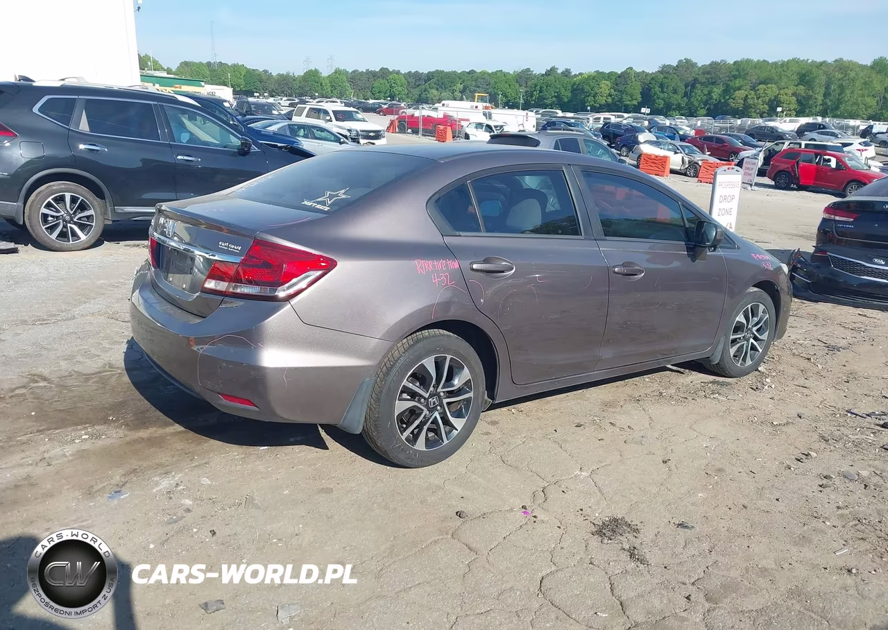 2015 Honda Civic Ex VIN:19XFB2F81FE005981 - 4