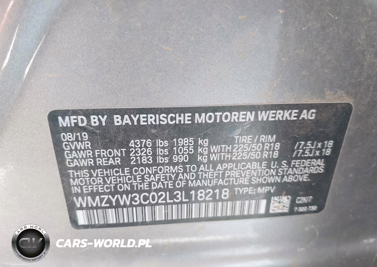 2020 Mini Countryman Cooper VIN:WMZYW3C02L3L18218 - 9