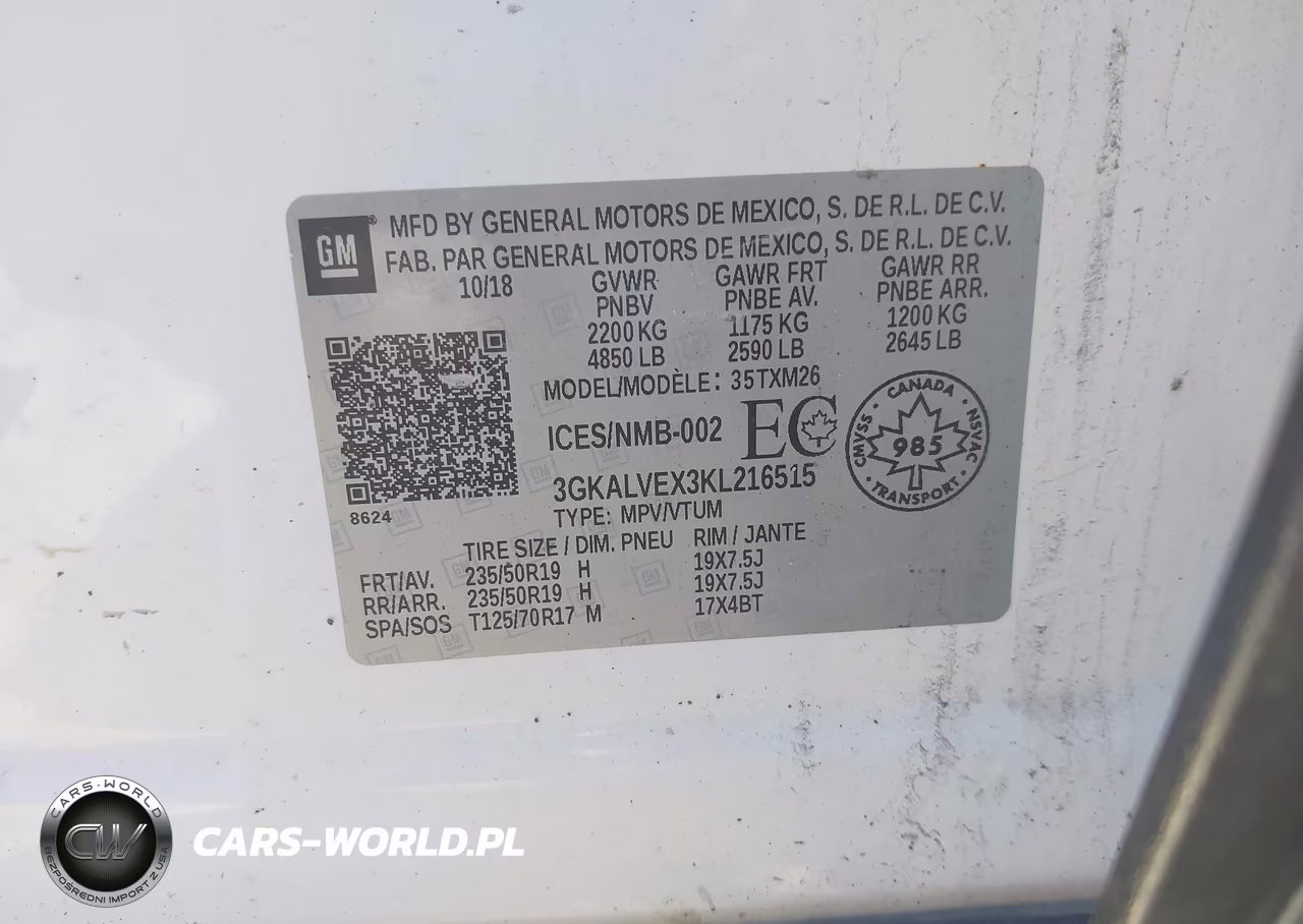2019 GMC Terrain Slt VIN:3GKALVEX3KL216515 - 9