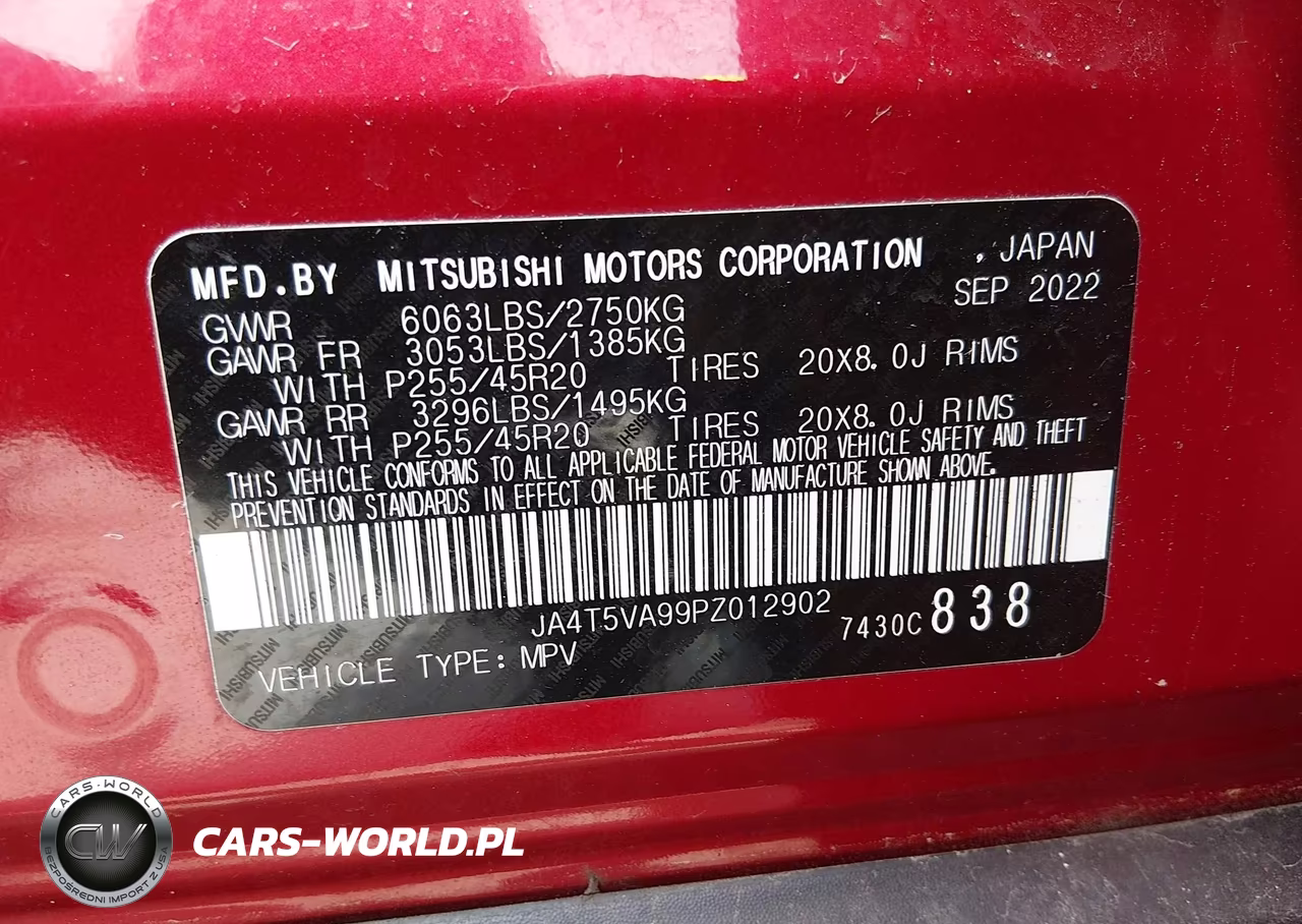 2023 Mitsubishi Outlander Phev 40Th Anniversary S-Awc-Sel S-Awc VIN:JA4T5VA99PZ012902 - 9