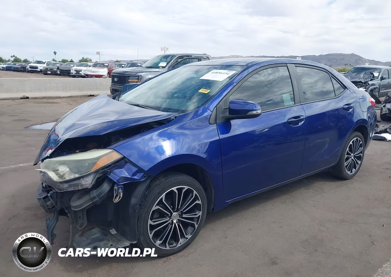 2015 Toyota Corolla S Plus VIN:5YFBURHE7FP268656 - 2