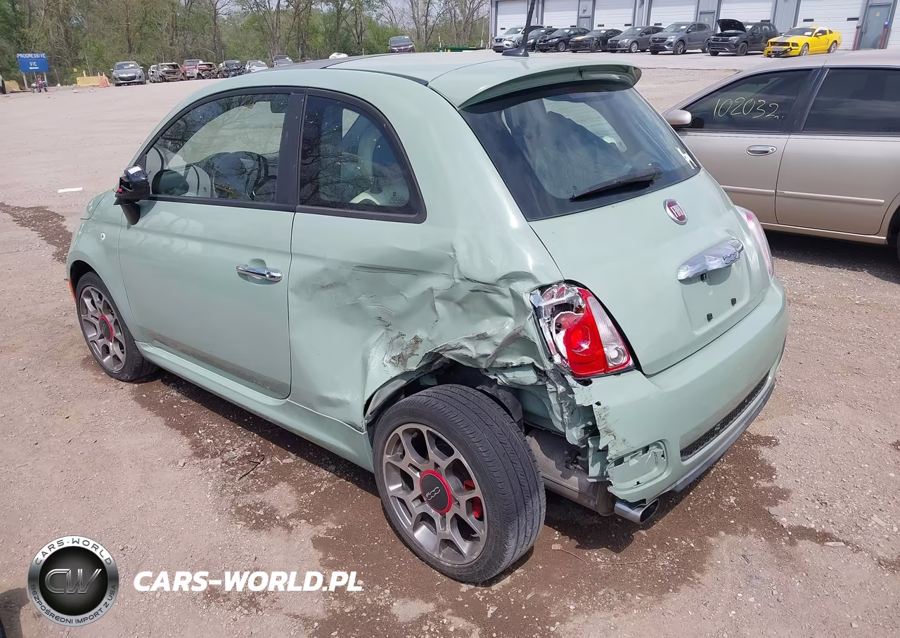 2013 Fiat 500 Sport VIN:3C3CFFBR2DT612207 - 3