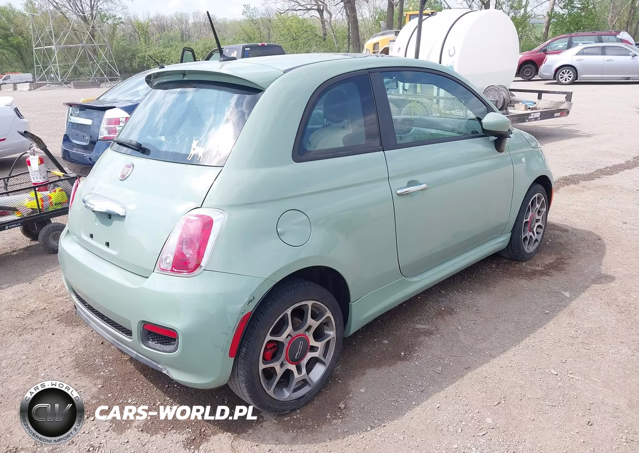 2013 Fiat 500 Sport VIN:3C3CFFBR2DT612207 - 4