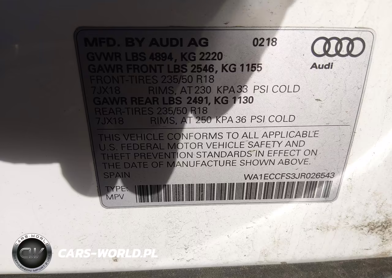2018 Audi Q3 2.0T Premium-2.0T Sport Premium VIN:WA1ECCFS3JR026543 - 9