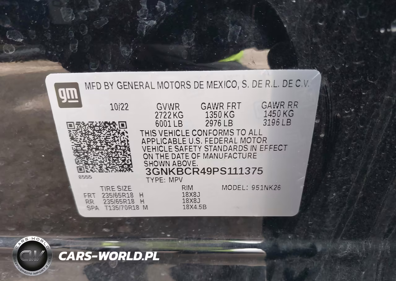 2023 Chevrolet Blazer Fwd 2Lt VIN:3GNKBCR49PS111375 - 9