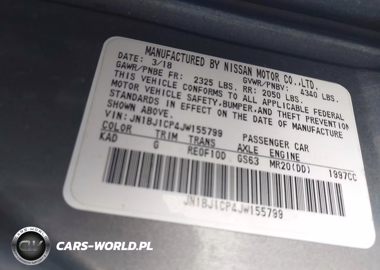 2018 Nissan Rogue Sport S VIN:JN1BJ1CP4JW155799 - 9