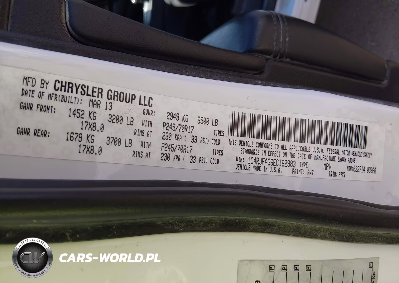 2014 Jeep Grand Cherokee Laredo VIN:1C4RJFAG6EC162983 - 9