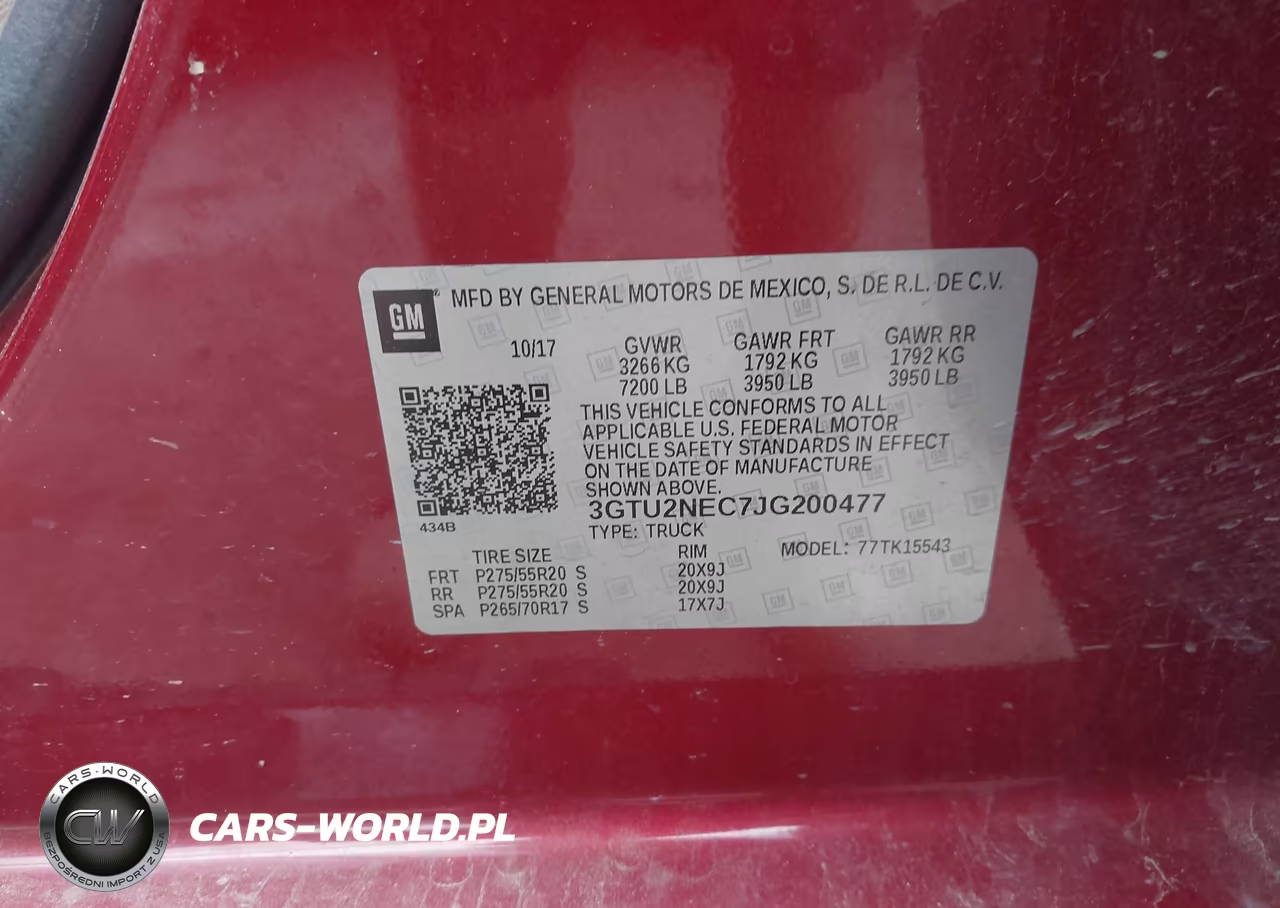 2018 GMC Sierra 1500 Slt VIN:3GTU2NEC7JG200477 - 9