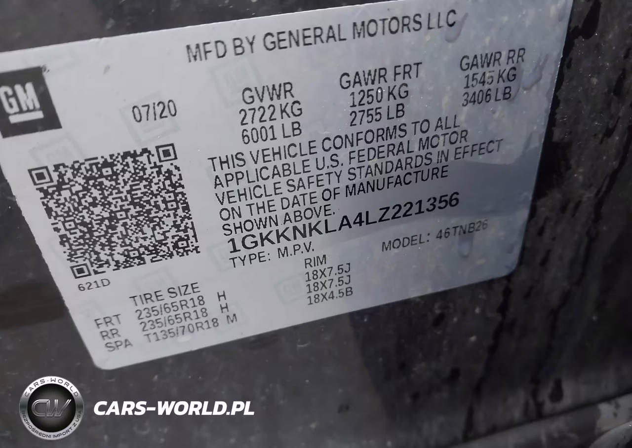 2020 GMC Acadia Fwd Sle VIN:1GKKNKLA4LZ221356 - 9