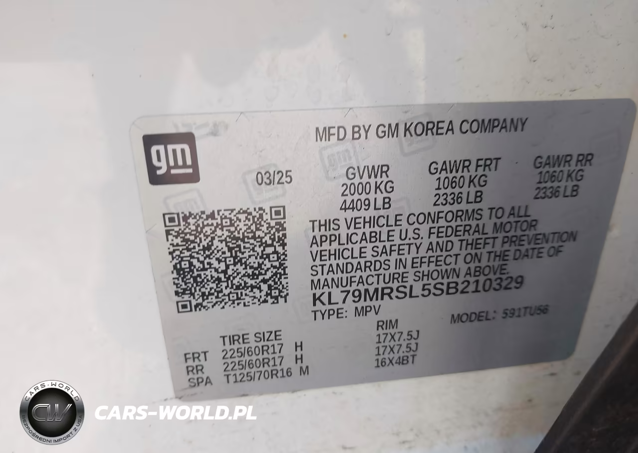 2025 Chevrolet Trailblazer Awd Lt VIN:KL79MRSL5SB210329 - 9