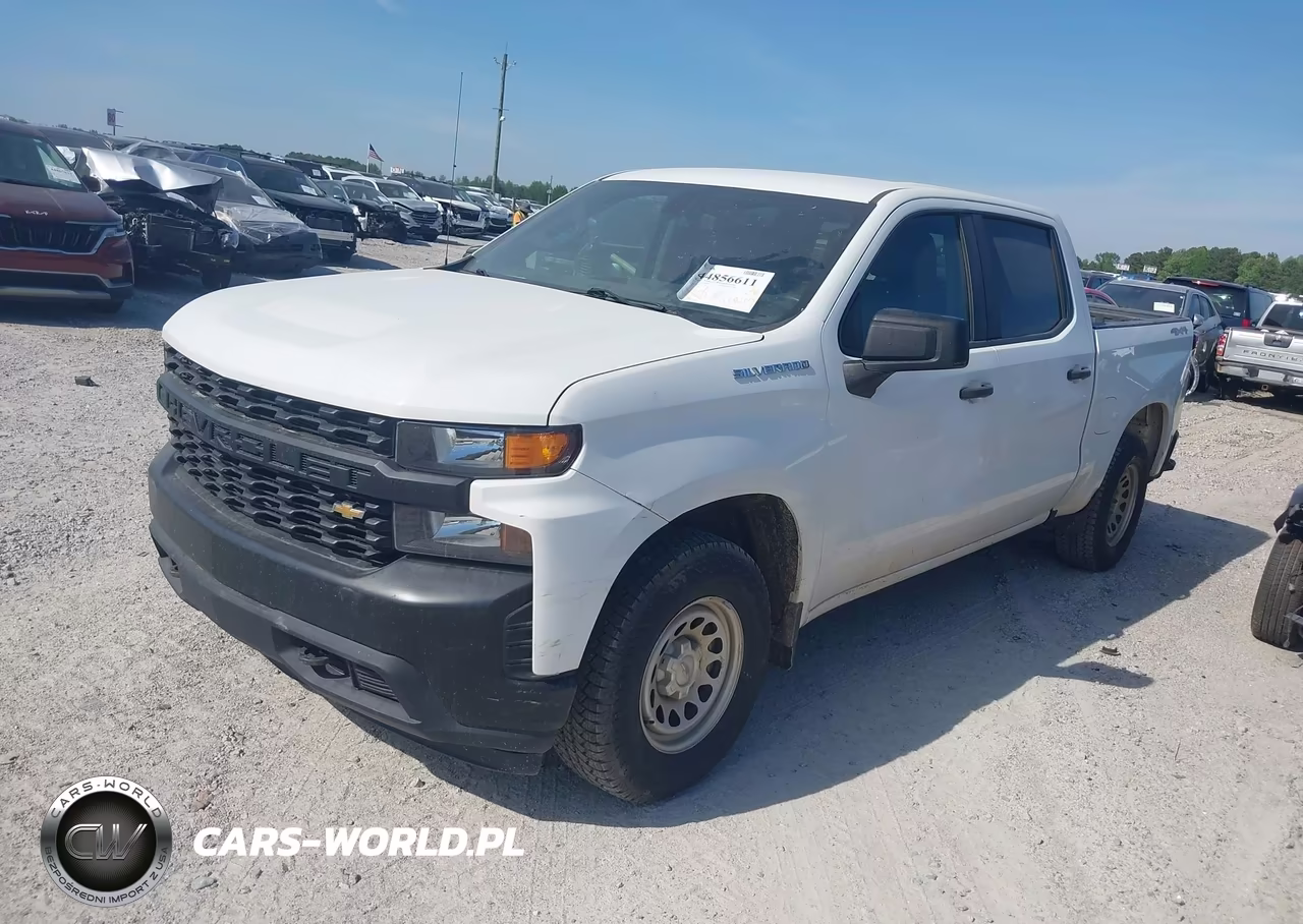 2020 Chevrolet Silverado 1500 4Wd Short Bed Wt VIN:1GCUYAEF2LZ159924 - 2