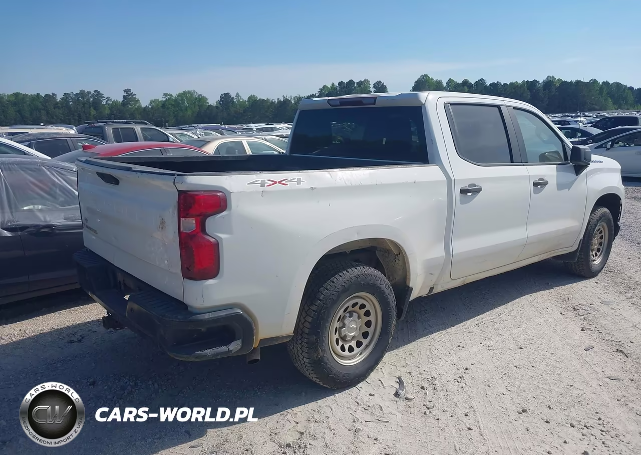 2020 Chevrolet Silverado 1500 4Wd Short Bed Wt VIN:1GCUYAEF2LZ159924 - 4