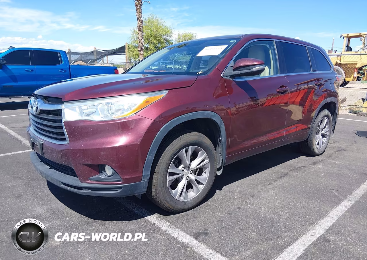 2014 Toyota Highlander Le Plus V6 VIN:5TDBKRFH9ES037914 - 2