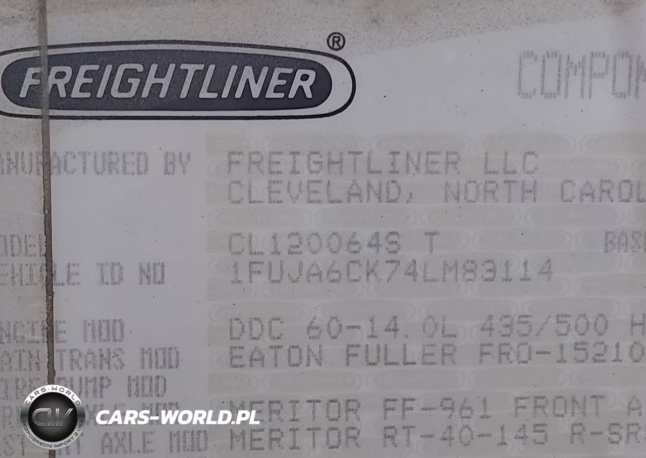 2004 Freightliner Conventional Columbia VIN:1FUJA6CK74LM83114 - 8