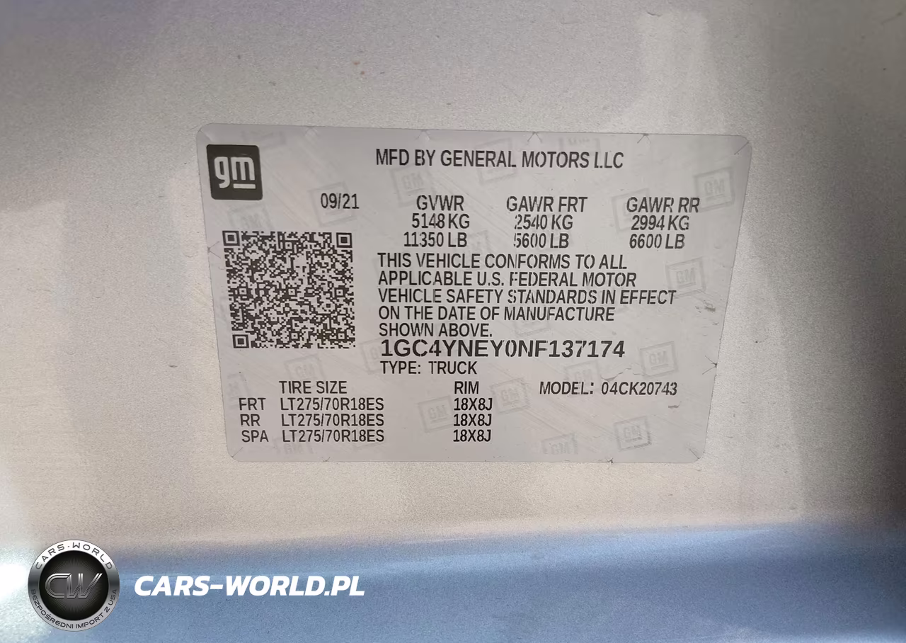 2022 Chevrolet Silverado 2500Hd 4Wd Standard Bed Lt VIN:1GC4YNEY0NF137174 - 8