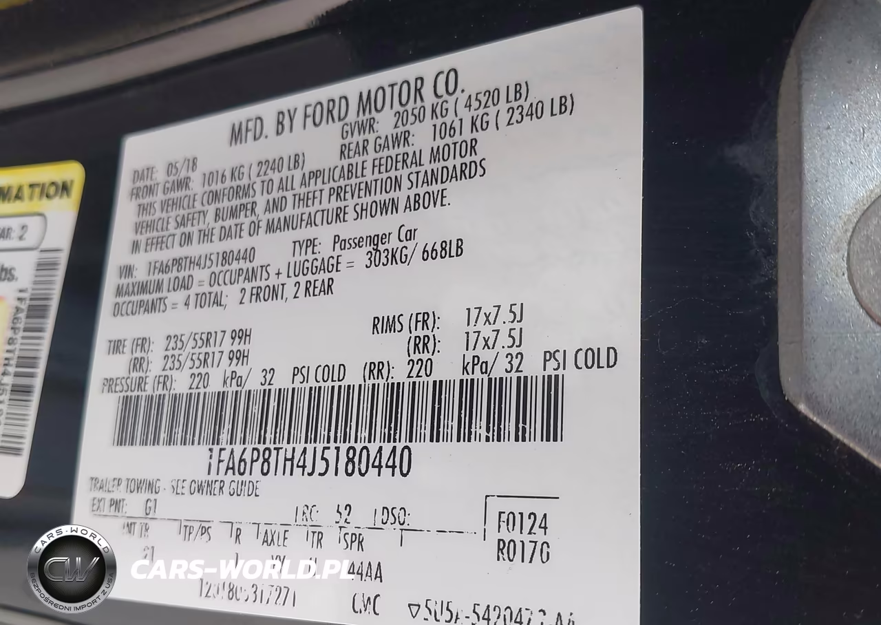 2018 Ford Mustang Ecoboost VIN:1FA6P8TH4J5180440 - 9