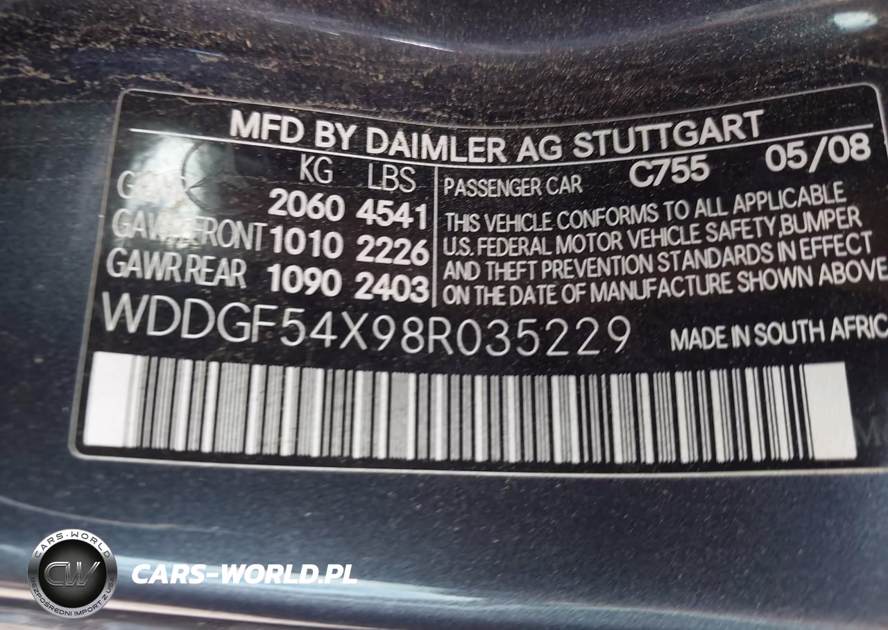 2008 Mercedes-Benz C 300 Luxury-Sport VIN:WDDGF54X98R035229 - 9