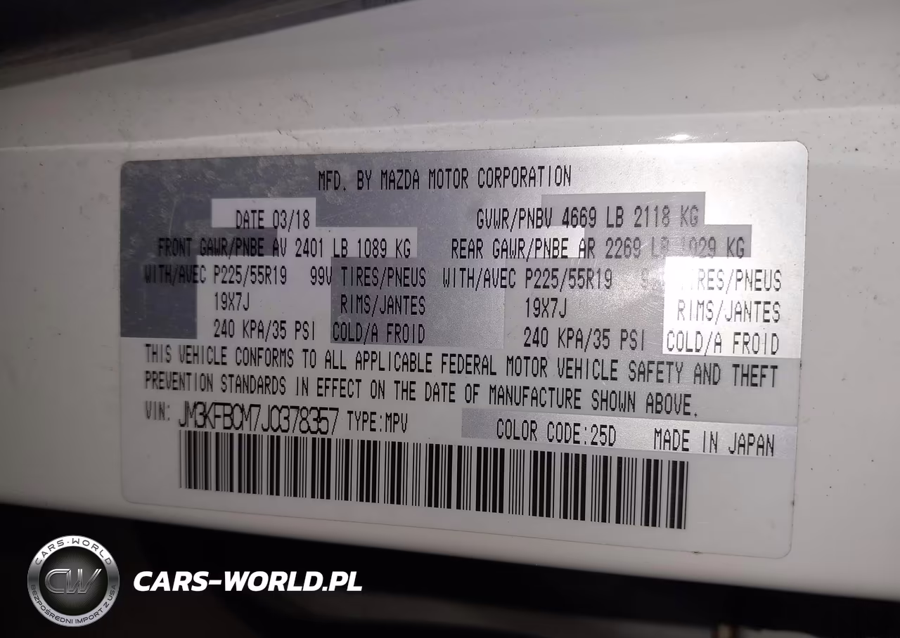 2018 Mazda Cx-5 Touring VIN:JM3KFBCM7J0378357 - 9
