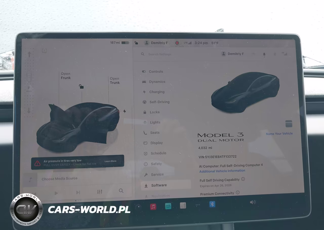 2026 Tesla Model 3 Premium All-Wheel Drive VIN:5YJ3E1EB4TF133722 - 7