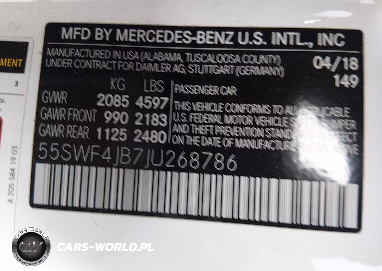 2018 Mercedes-Benz C 300 VIN:55SWF4JB7JU268786 - 9