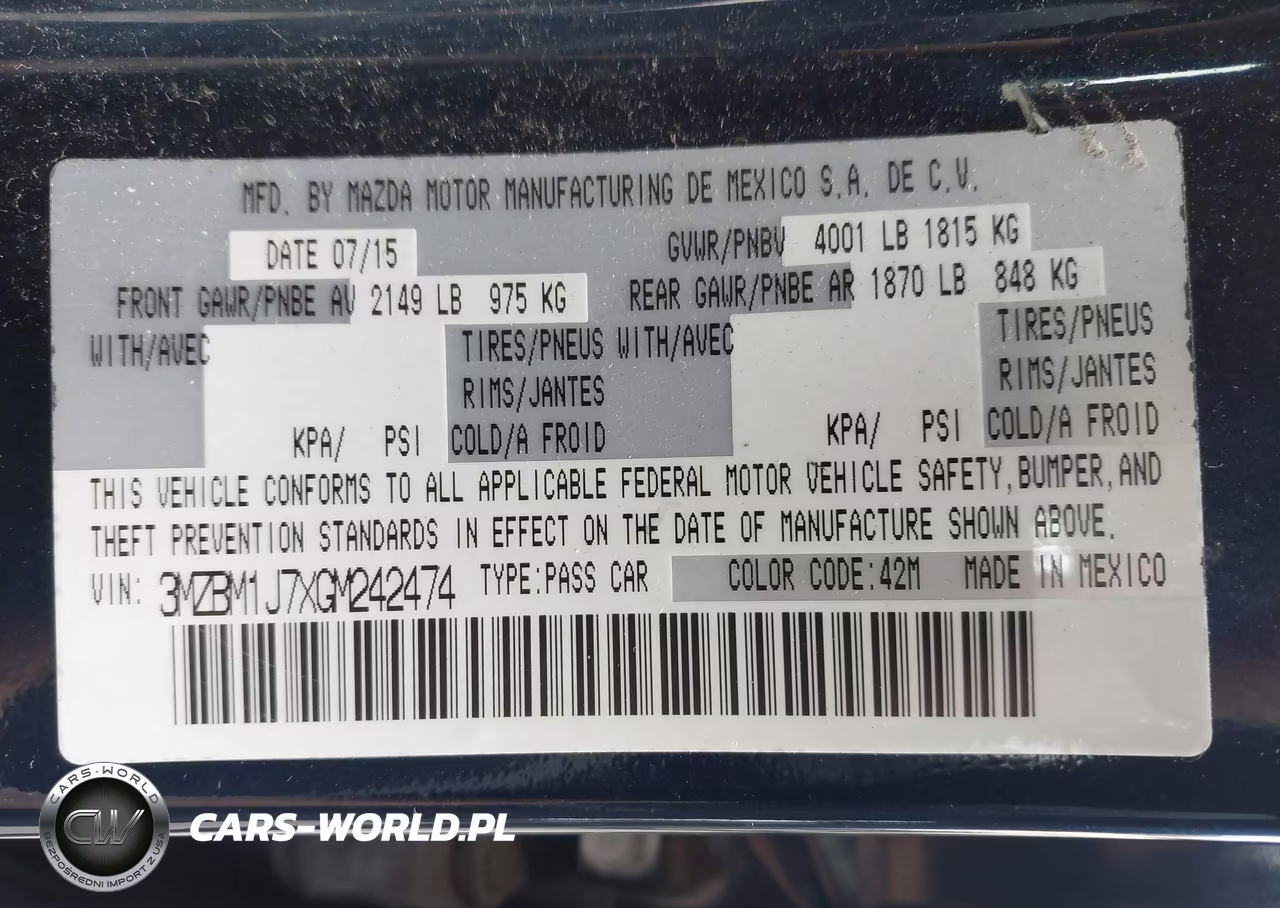 2016 Mazda Mazda3 I Sport VIN:3MZBM1J7XGM242474 - 9