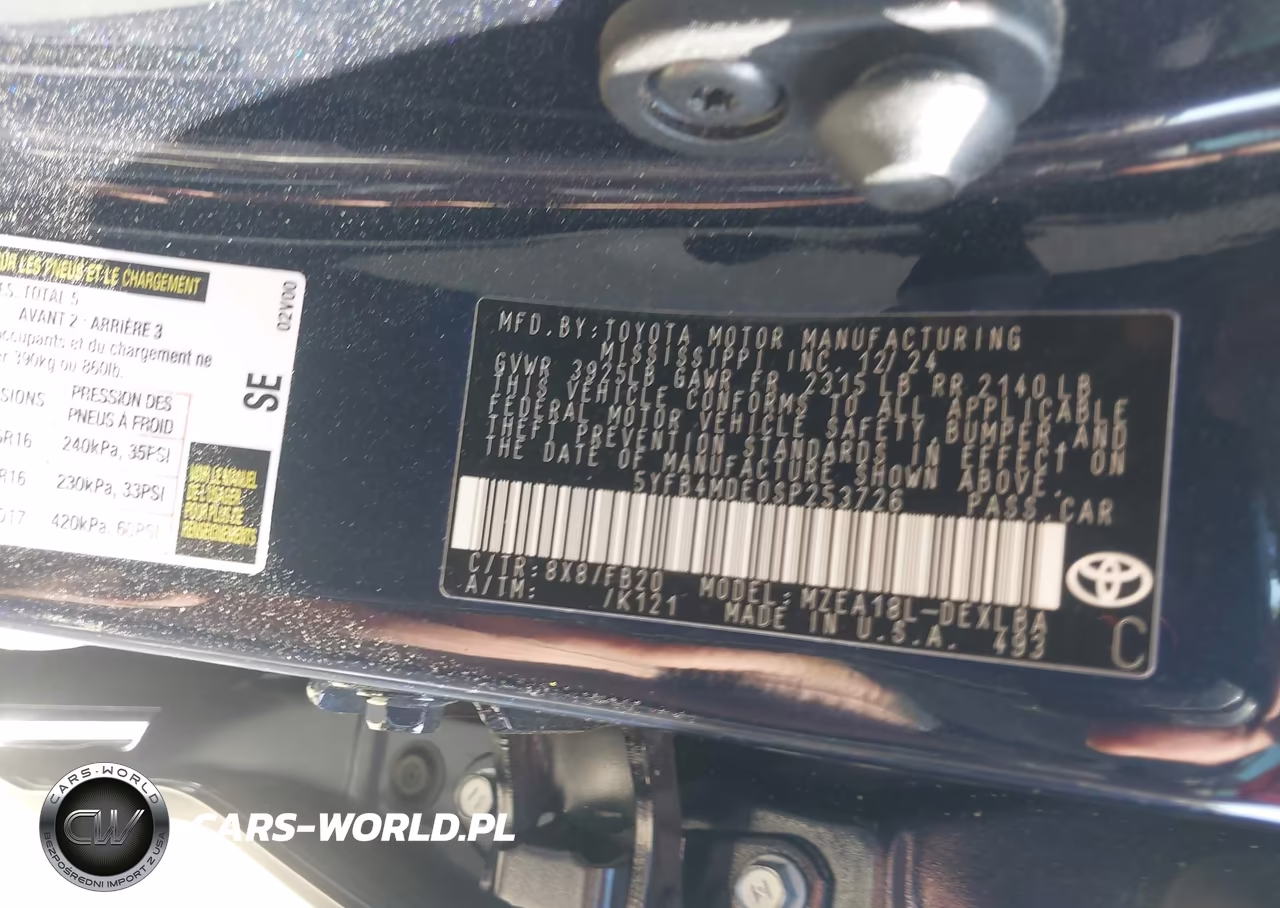 2025 Toyota Corolla Le VIN:5YFB4MDE0SP253726 - 9