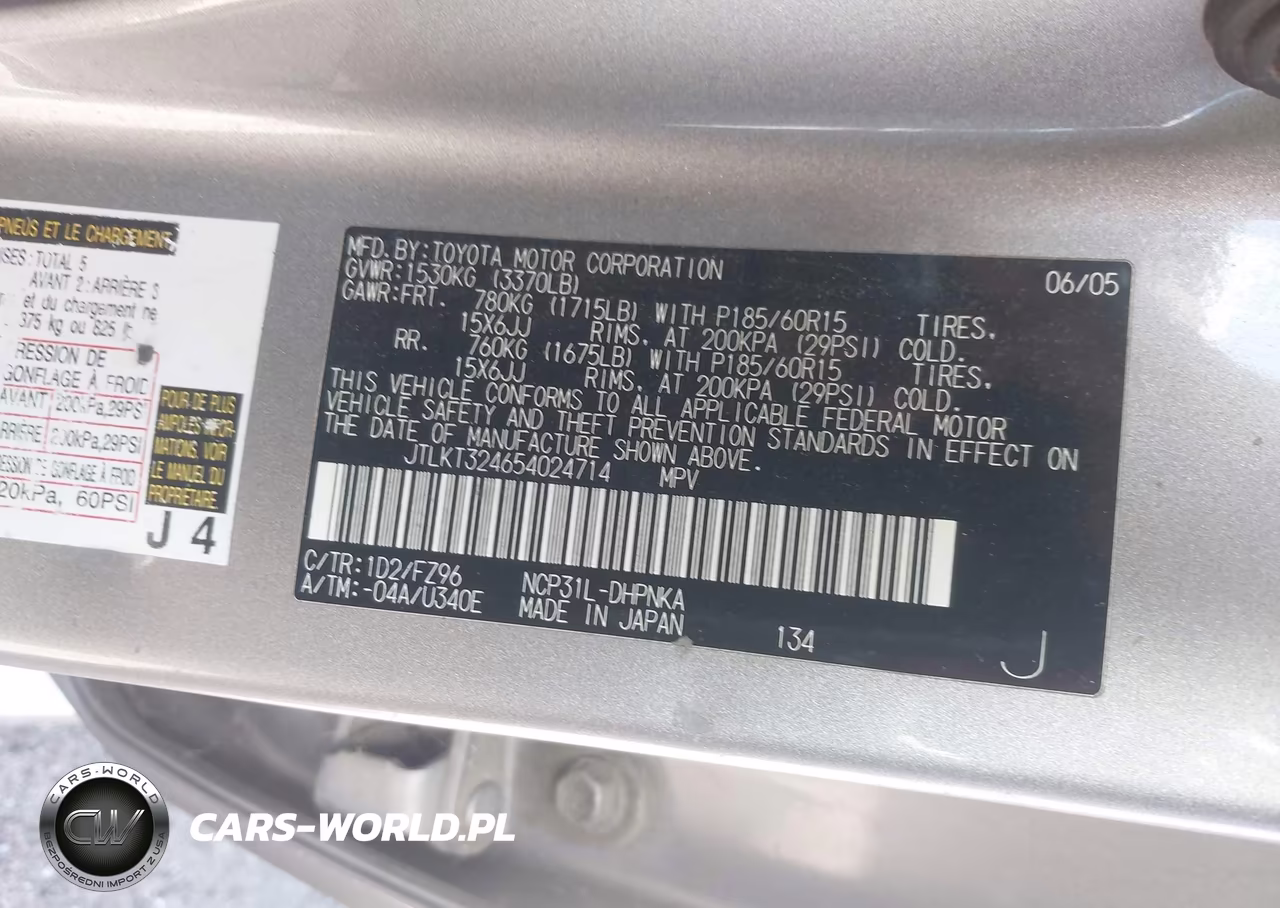 2005 Scion Xb VIN:JTLKT324654024714 - 9