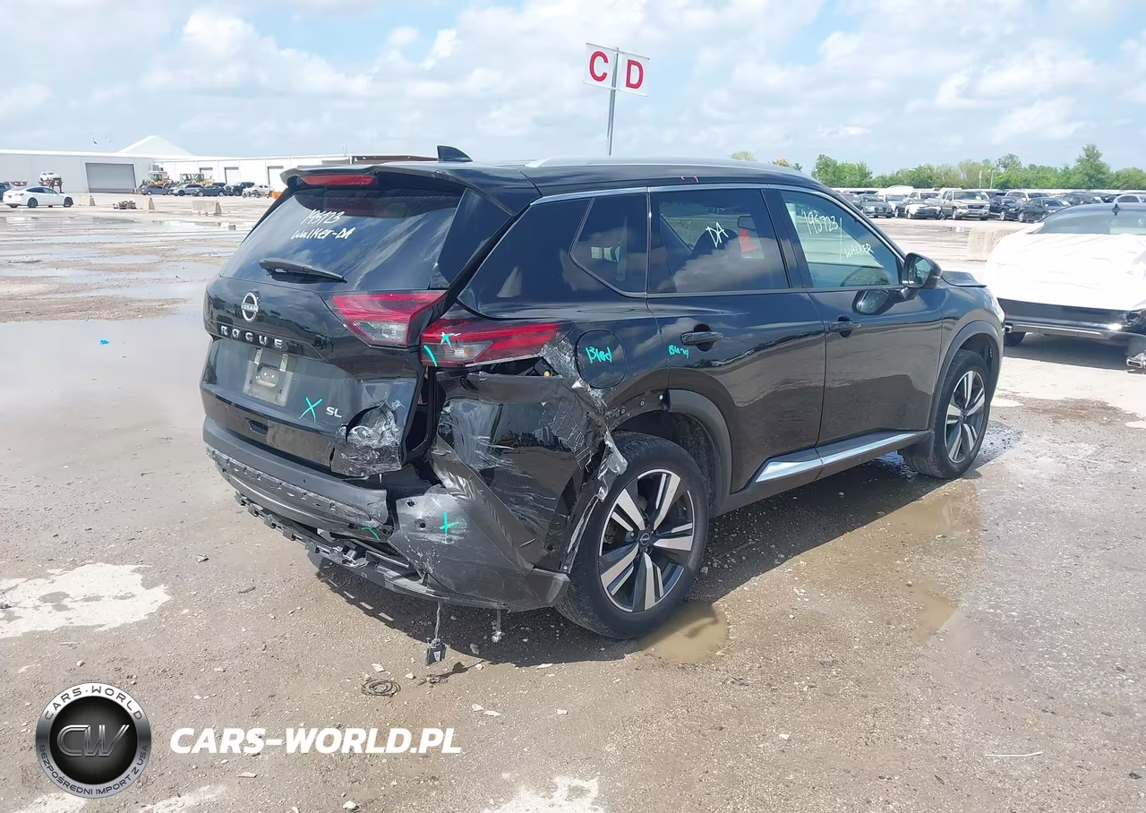 2023 Nissan Rogue Sl Fwd VIN:5N1BT3CA2PC884209 - 4