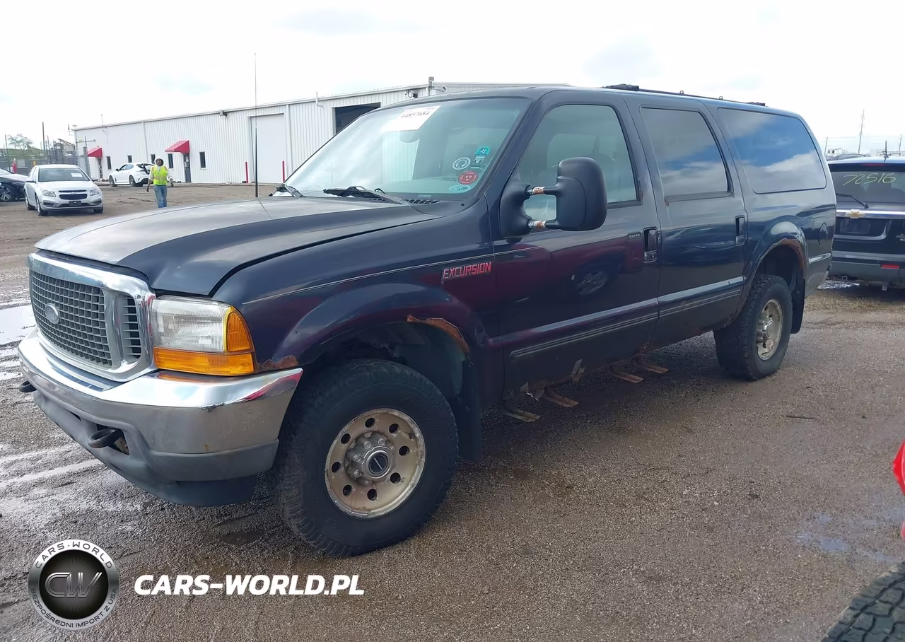 2000 Ford Excursion Xlt VIN:1FMNU41S7YEB00690 - 2