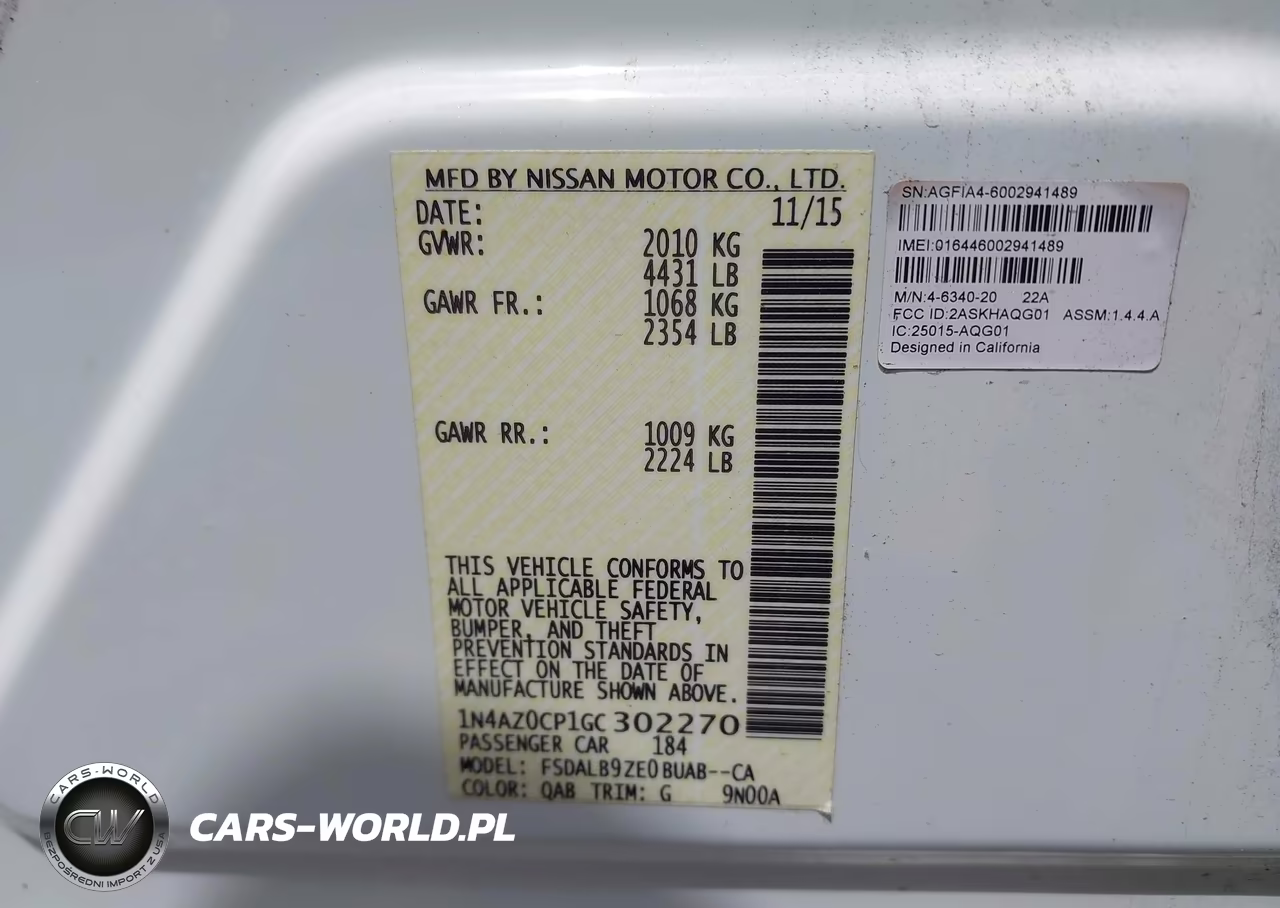 2016 Nissan Leaf S VIN:1N4AZ0CP1GC302270 - 9