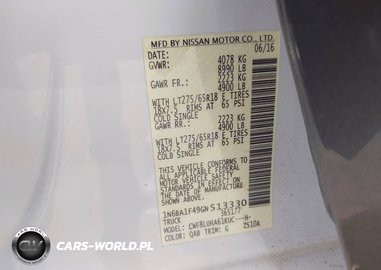 2016 Nissan Titan Xd Pro-4X Diesel VIN:1N6BA1F49GN513330 - 9