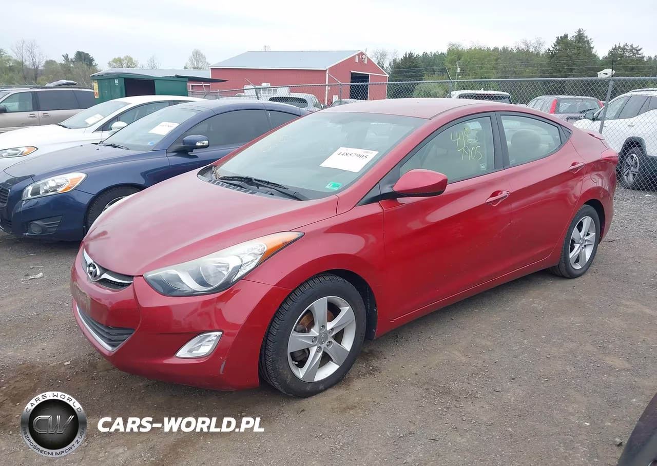 2013 Hyundai Elantra Gls VIN:5NPDH4AEXDH340969 - 2