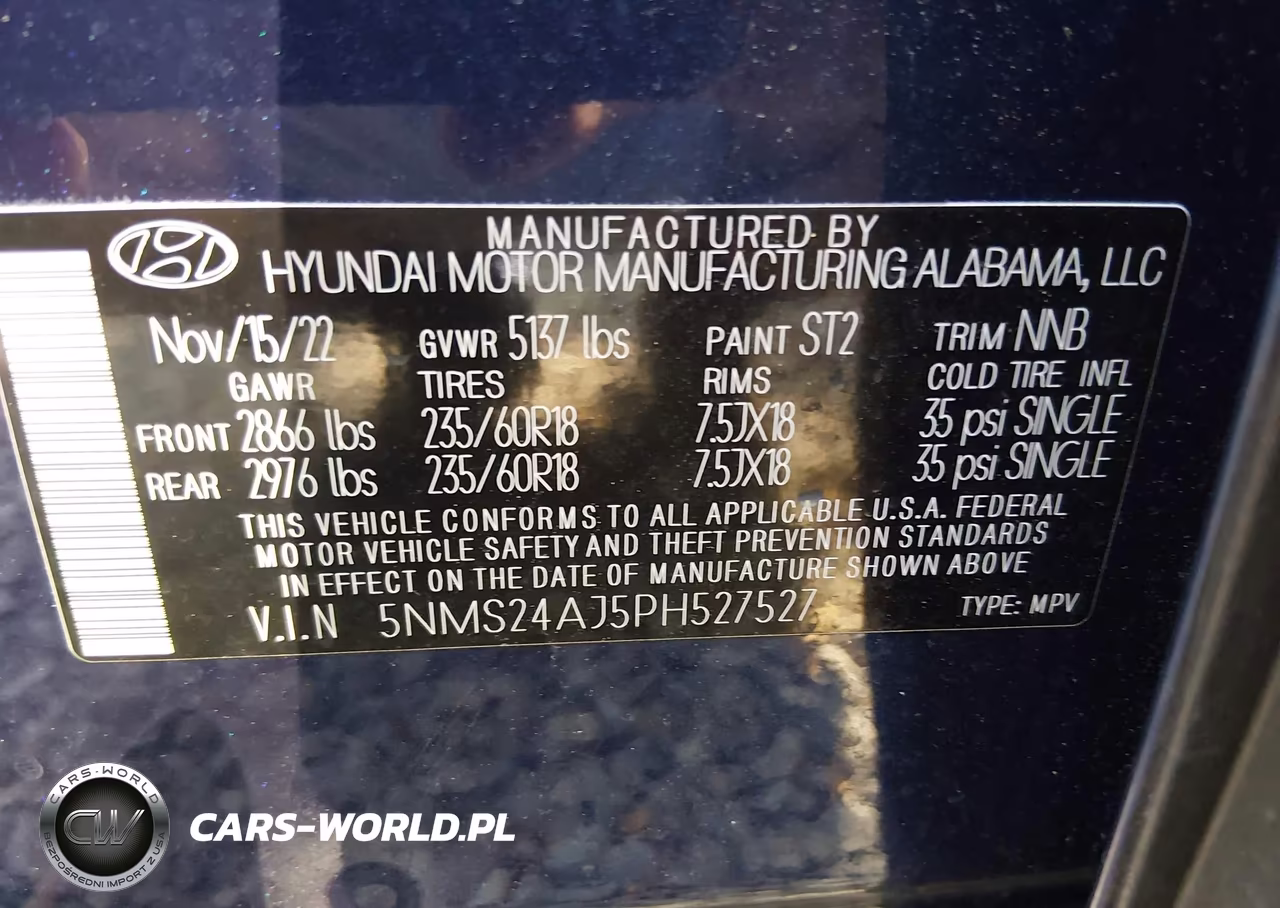 2023 Hyundai Santa Fe Sel VIN:5NMS24AJ5PH527527 - 9