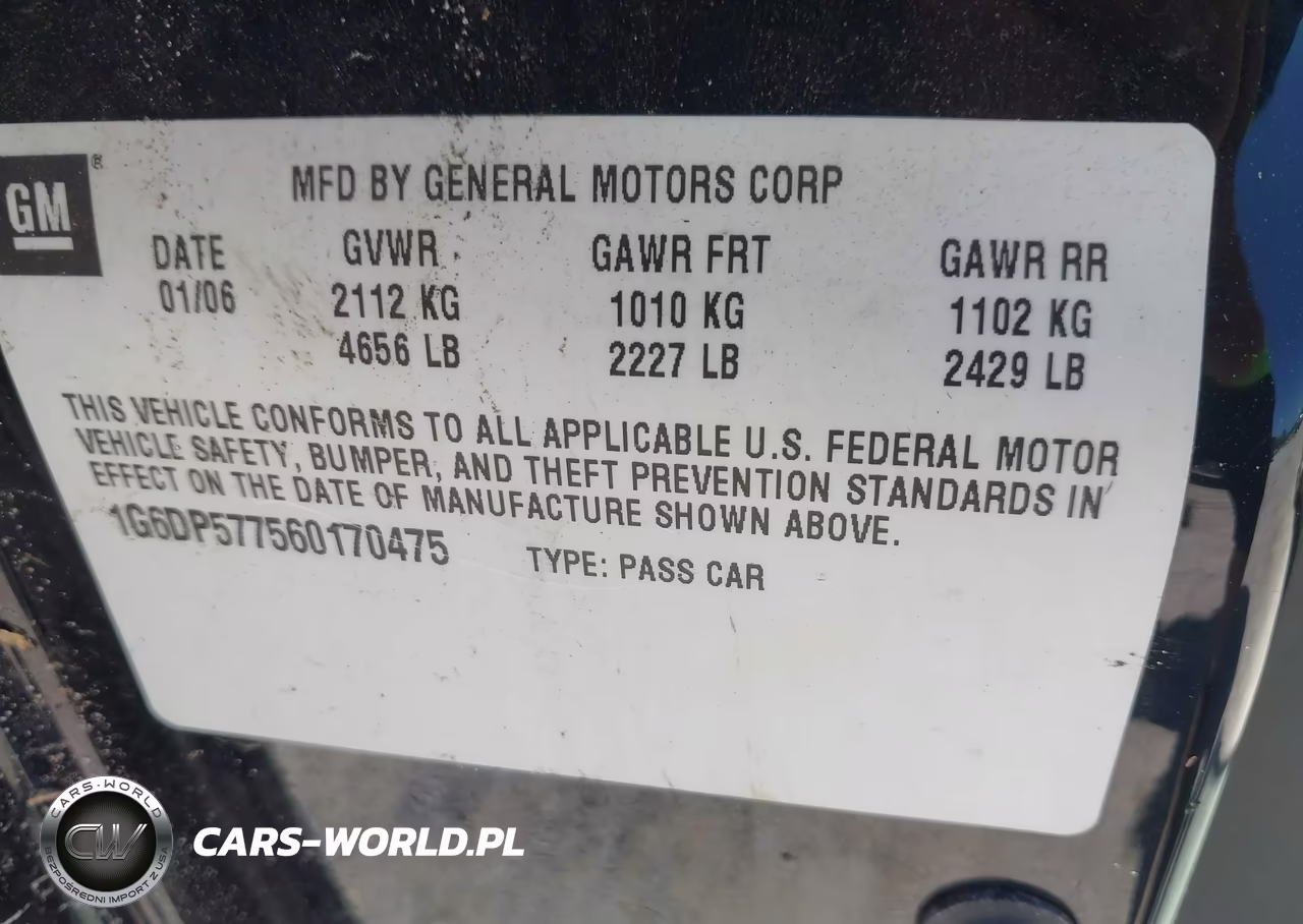 2006 Cadillac Cts Standard VIN:1G6DP577560170475 - 9