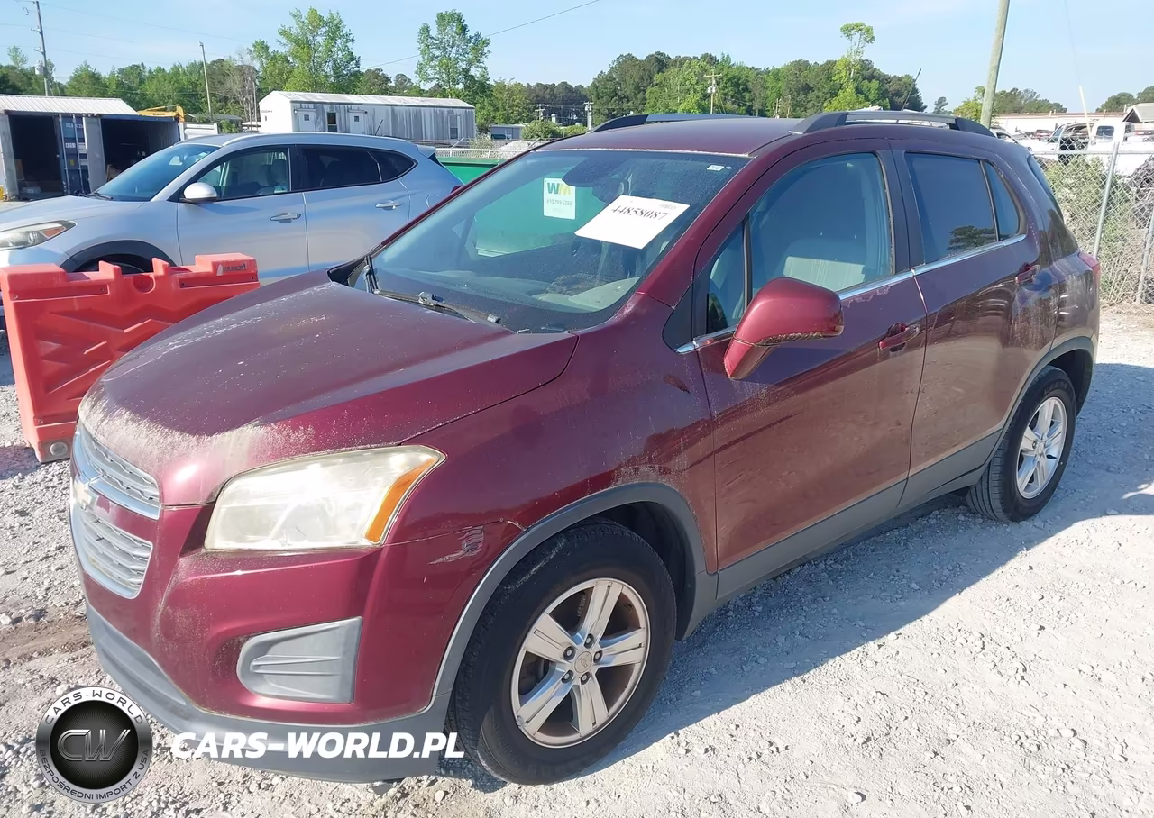 2016 Chevrolet Trax Lt VIN:3GNCJLSB7GL180852 - 2