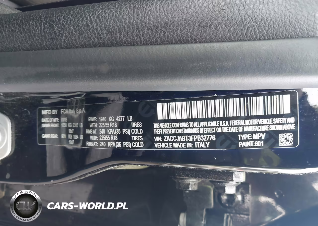 2015 Jeep Renegade Latitude VIN:ZACCJABT3FPB32776 - 9