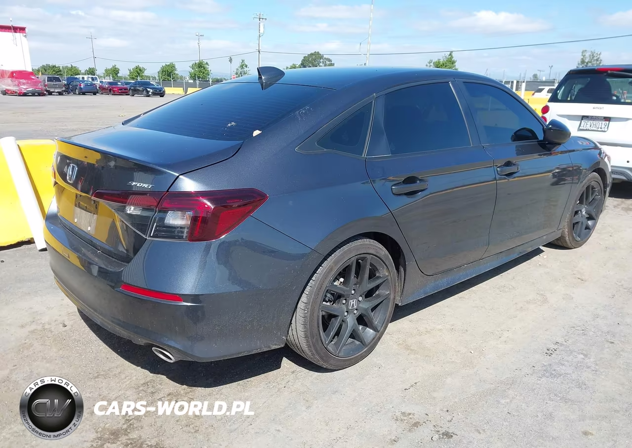 2025 Honda Civic Sport VIN:2HGFE2F56SH574001 - 4