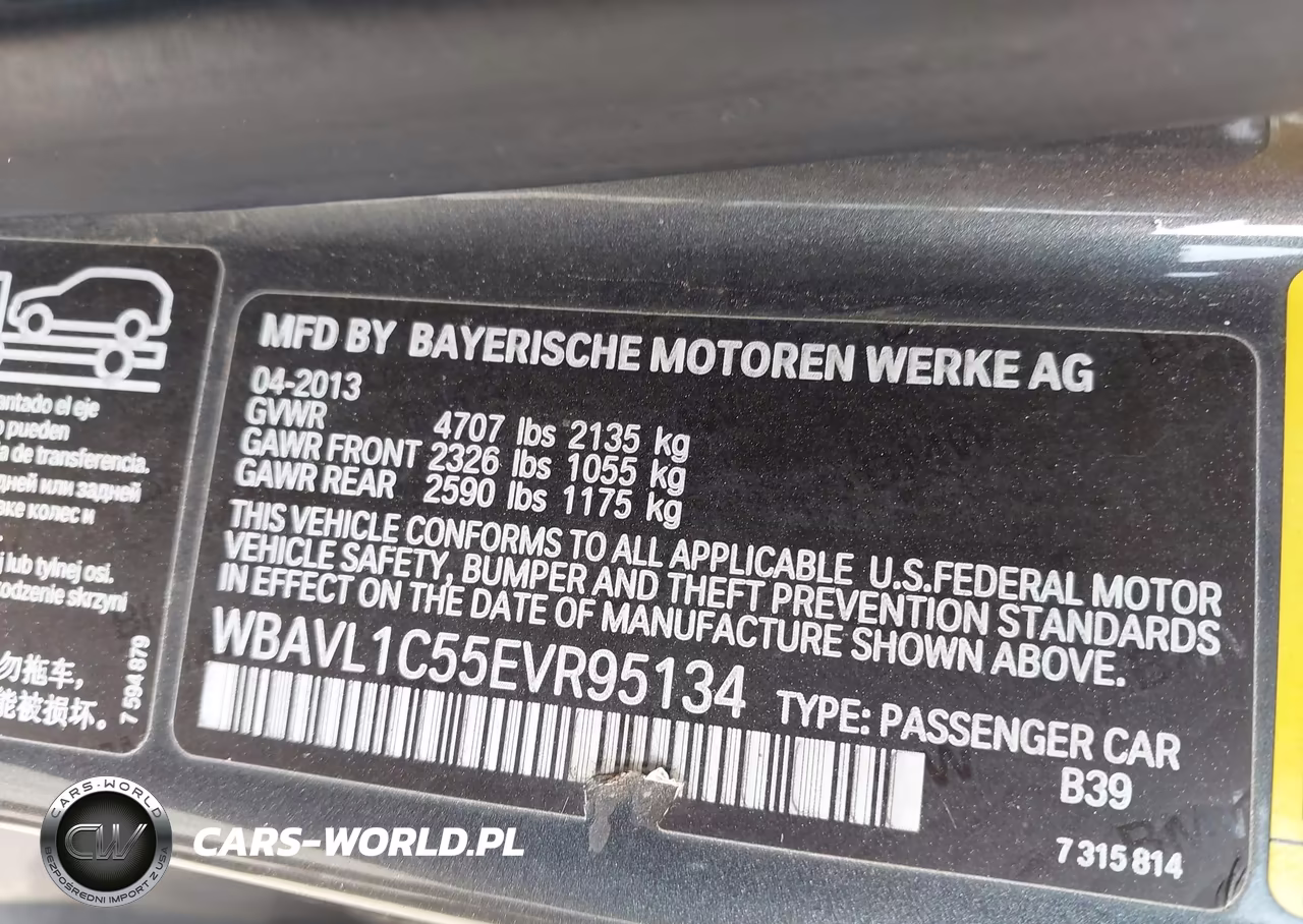 2014 BMW X1 xDrive28I VIN:WBAVL1C55EVR95134 - 9