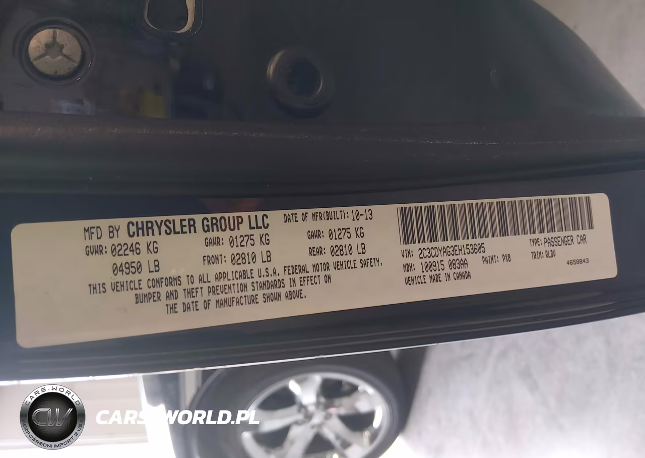 2014 Dodge Challenger Sxt Plus VIN:2C3CDYAG3EH153605 - 9