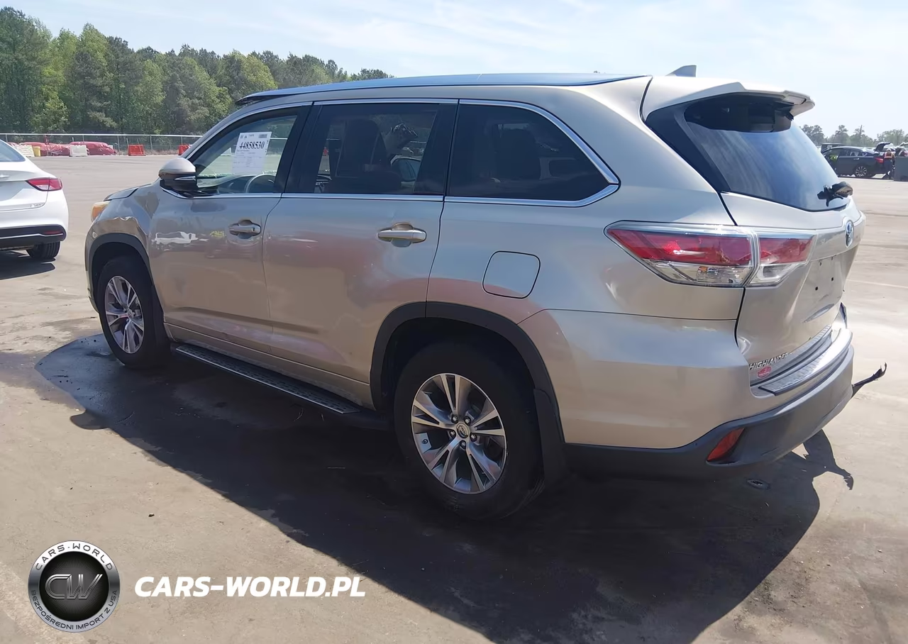 2015 Toyota Highlander Xle V6 VIN:5TDKKRFH8FS098995 - 3