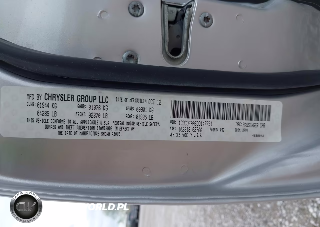 2013 Dodge Dart Se VIN:1C3CDFAA6DD147731 - 9